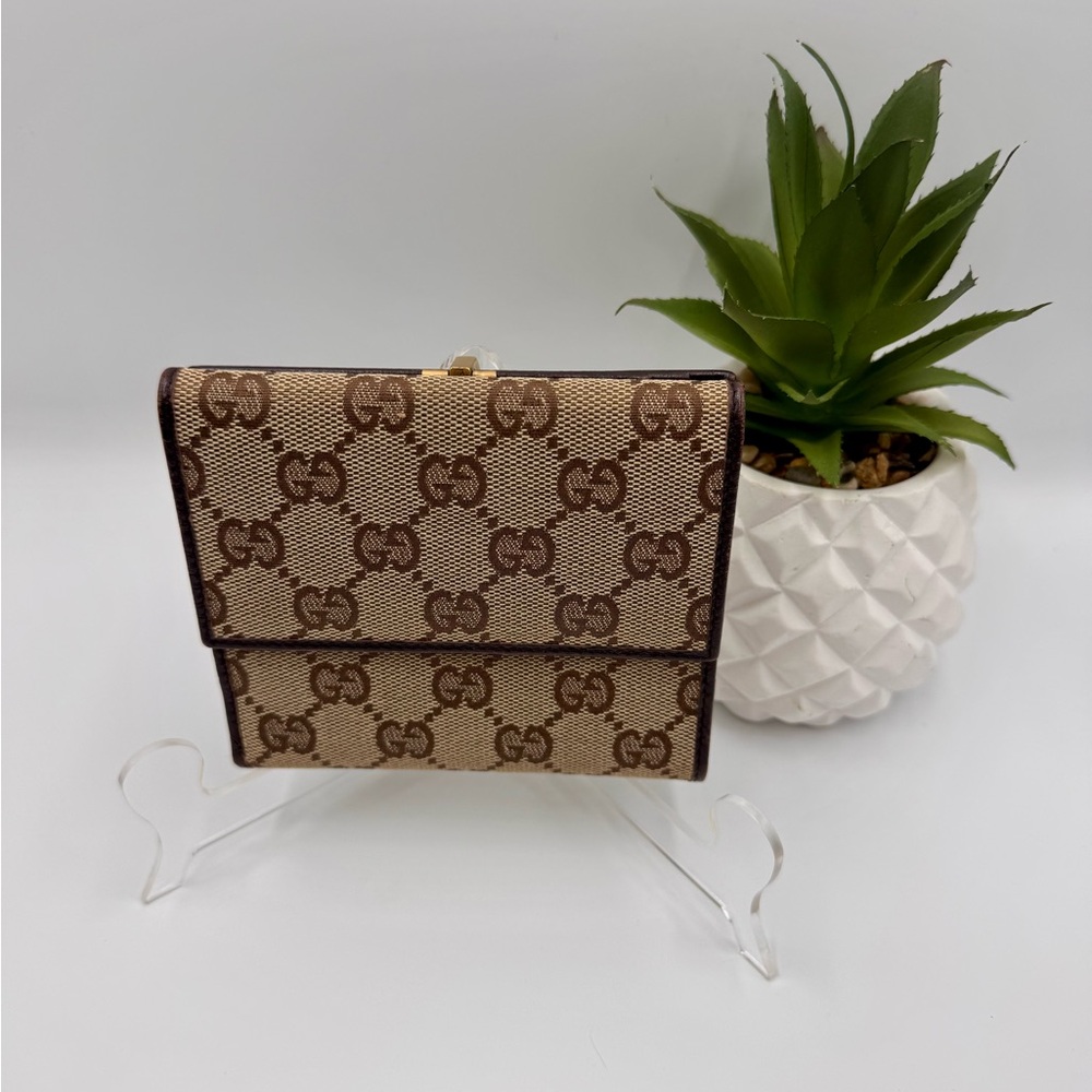 Gucci GG Horse Bit Compact Wallet #524 - Picture 2 of 6